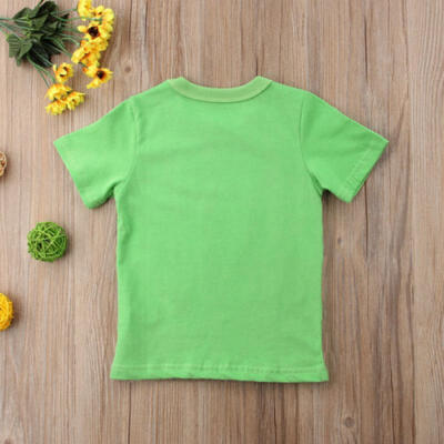 

UK Stock Kids Boy Baby Dinosaur T-shirt Tees Toddler Cotton T Shirt Tops Clothes