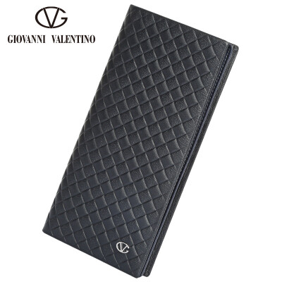 

Zhuofanni Valentino Mens Wallet Top Layer Cowhide Long Wallet Mens Wallet Wallet Multifunction Business Wallet 7211102182JX Blue