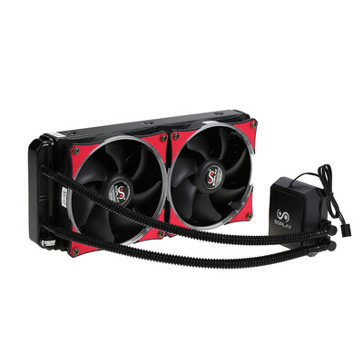 

SOPLAY Liquid Freezer Water Liquid Cooling System CPU Cooler Hydraulic Bearing 120mm Dual Adjustable PWM Fan with Red LED Light
