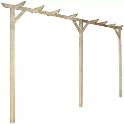 

Pergola wooden garden 400 x 40 x 205 cm