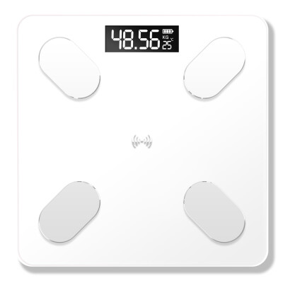 

USB Rechargeable Intelligent BT Digital Body Fat Electronic Scale Measuring Weight with 59 Item Data BT Connection Voice Broadcast