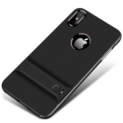 

Goowiiz Phone Case For Iphone XXsXs MaxXR Fashion Slim Shockproof Silicone TPU PC Hard Bracket