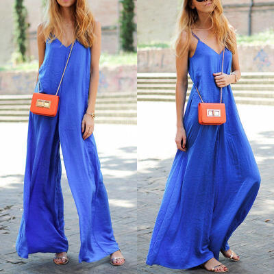 

USA STOCK Summer Women Clubwear Playsuit Loose Party Jumpsuit Romper Trousers