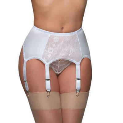 

Sexy Womens Lace High Waist Stockings Garter Belt Suspender Underwear G-string