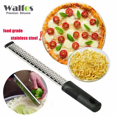 

Stainless Steel Lemon Zester Cheese&Spice Grater Bonus Brush