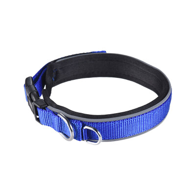 

Strong Durable Dog Collar Dual D-ring Nylon Fasten Tape Length Adjustable Comfortable Neck Pet Collars for Small Large Medium Dogs