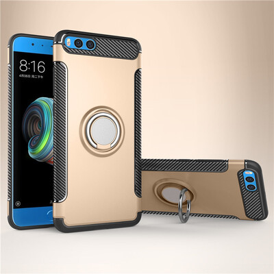 

Fivice Xiaomi Redmi note 3 case PC metal ring shell magnetic car bracket TPU phone case