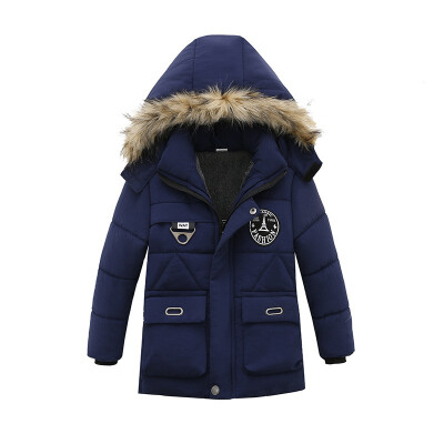 

New Winter Down Jackets For Boys Cotton Children Coats Boys Clothes Long Sleeve Kids Outerwear 3 4 5 Years Kids Coats