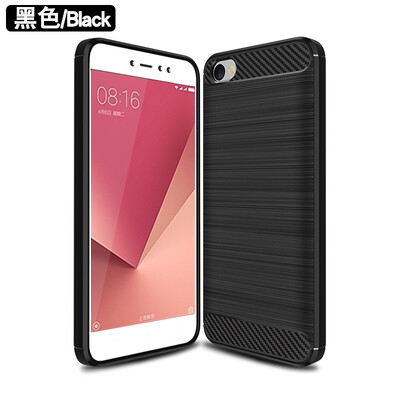 

Fivice XIAOMI Redmi 5A case Brushed carbon fiber silicone anti-fall soft shell phone case