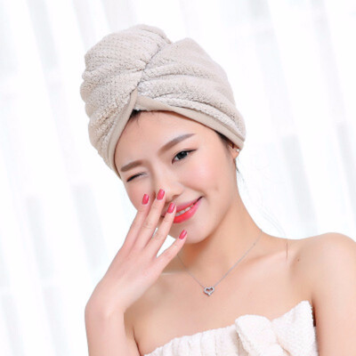 

Microfiber Fleece Fabric Women Hair Towel Bathroom Super Absorbent Quick-drying Bath Towel Hair Dry Cap Salon Towel 2360cm