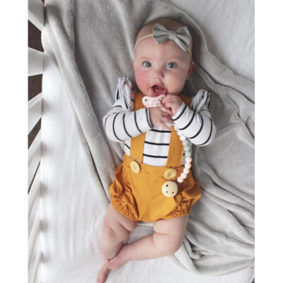 

US Newborn Infant Baby Girl Romper Jumpsuit Bodysuit Overall Outfit Kid Clothes