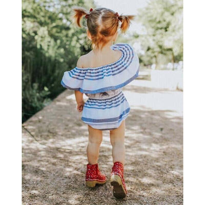 

US Stock Newborn Baby Girl Bodysuit Lace Floral Romper Jumpsuit Outfits Clothes