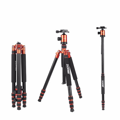 

ZOMEi Z818 Hiking Tripod For DSLR Cameras Canon Nikon Sony