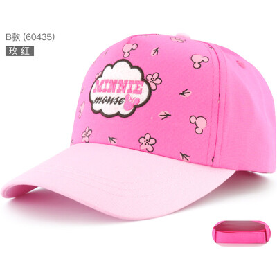 

Disney childrens hat spring&autumn boys caps tide girls baby visor sun hat thin section baseball cap sm60435 rose red 52cm recommended age 3-5 years old