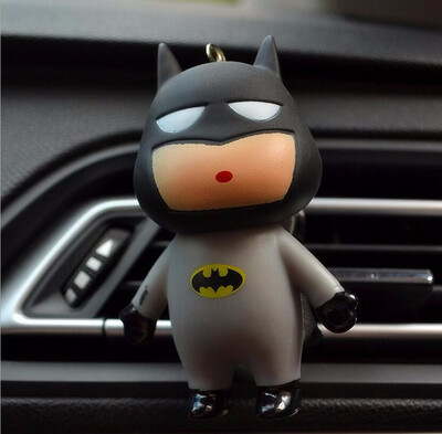 

OLOEY For Marvel Avengers Heros Figure Car Air Condition Vent Perfume Balsam Fragrance Air Freshener Interior Decoration Car styli