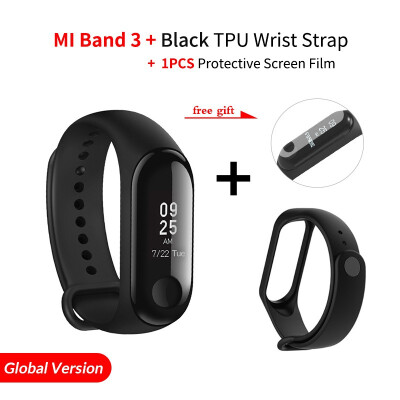 

Original Xiaomi Mi Band 3 Smart miband3 Bracelet Heart Rate Fitness Watch 078 inch OLED Display 20 Days Standby band2 Upgrade