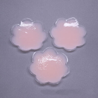 

A Pair Nipple Cover Adhesive Reusable Silicone Petal Invisible Bra Pad Pasties