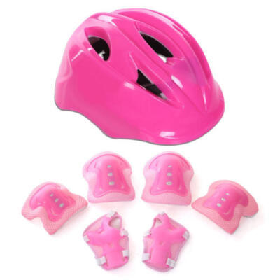 

4-16 Years Kids Roller Skating Helmet​ Knee Elbow Wrist Pad Protective Gear Sets