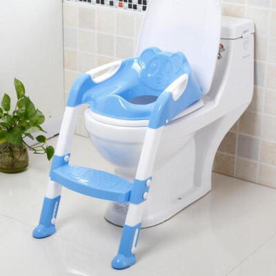 

Large Size Children Toilet Training Safety Seat Chair Step Adjustable Ladder