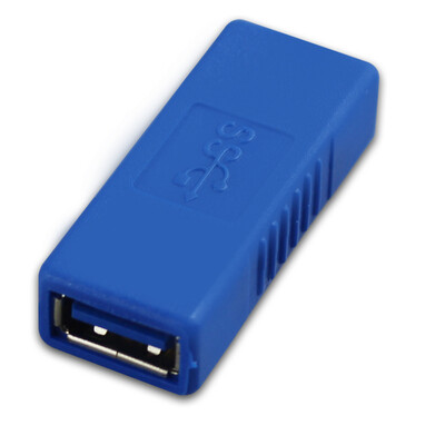 

Haile USB-01 USB3.0 Материнская пара Адаптер с двухсторонним адаптером переходной головки с никелевым покрытием