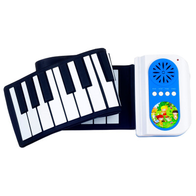 

Noe iword hand roll piano 37 key keyboard portable piano sky blue