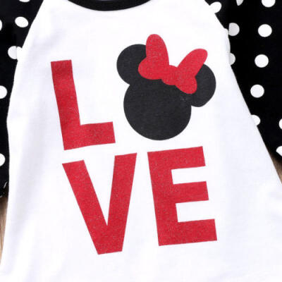 

Cute Christmas Xmas Kids Baby Girls Cotton Top T-shirt Shirt Tops Clothes Blouse