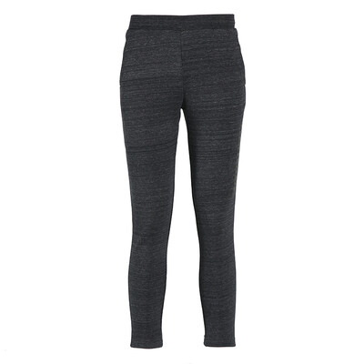 

PEAK mens autumn&winter new knit wool trousers comfortable casual warm sports pants DF384021 black flower gray X3L code