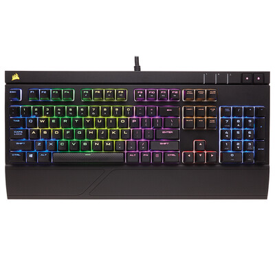 

American Corsair USCorsair STRAFE RGB Discipline Colorful Backlit Machine Game Keyboard Black Red Axle Jade Life Chicken Chicken Keyboard