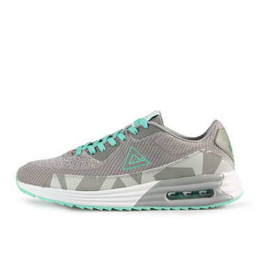 

PEAK mens shoes autumn&winter new retro casual shoes lightweight non-slip wear-resistant cushion sports shoes E62797E Glacier gray electric green 42 yards