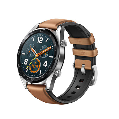 

HUAWEI WATCH GT fashion steel color two weeks of battery life outdoor sports watch real-time heart rate high-definition col