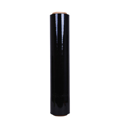 

Fuxing FX570 black wrapping film PE packaging film tray packaging film self-adhesive stretch film industrial plastic wrap waterproof packaging film width 50cm 25kg