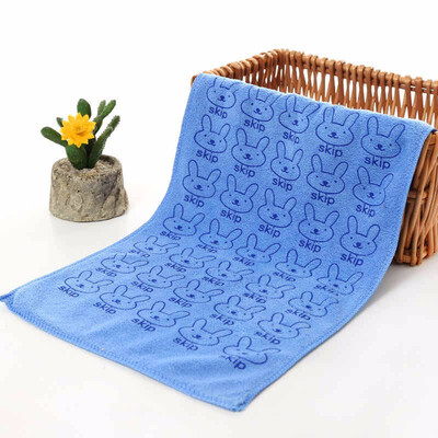 

2550cm Cute Baby Kid Towel Face Microfiber Absorbent Drying Bath Beach Towel Washcloth Swimwear Baby Towel Cotton Kids Towel