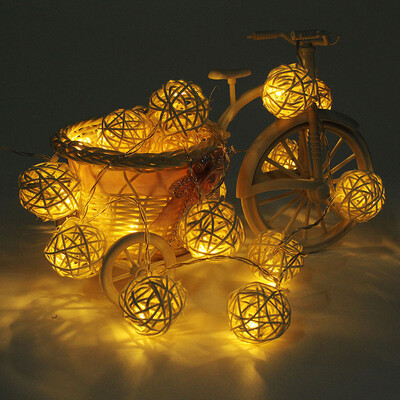 

BRELONG LED Rattan Ball Light String Decorative Light 20LED