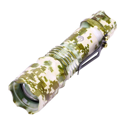 

UKing Xpe Q5 600LM 3 Mode Telescopic Zoomable Flashlight Torch