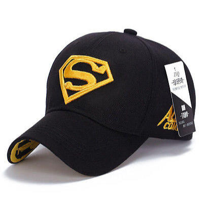 

New Fashion Women Mens Sun Hat Snapback Superman Hip Hop Adjustable Golf Cap