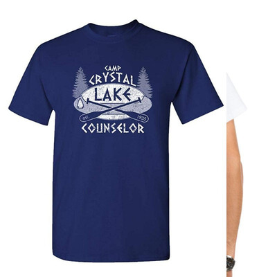

Camp Crystal Lake - Horror Jason Hockey - Mens Cotton T-Shirt