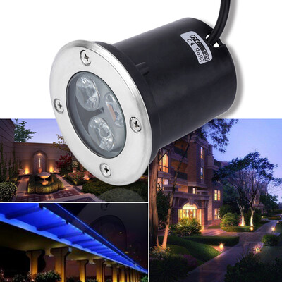 

3W LED Водонепроницаемые В Наземный сада Путь Flood Light Пейзаж DC 12V