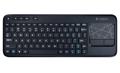 

Logitech Wireless Touch Keyboard K400 with Built-In Multi-Touch Touchpad Black