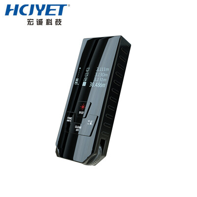 

HCJYET Wheel Laser Rangefinder Charging Handheld Infrared Distance Measuring Instrument Measuring Room Electronic Digital Measuring Tape Roller Box Ruler Measuring Wheel LDM-S30