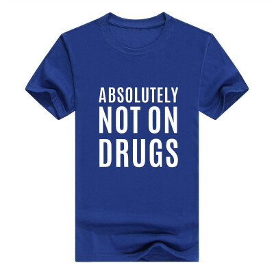 

Absolutely Not On Drugs Funny Rave Dubstep Festival Mens T-Shirt