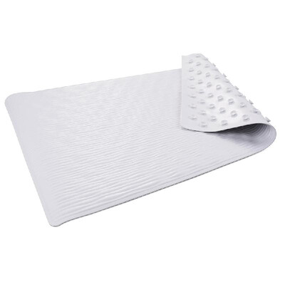 

Non Slip Shower Safety Mat Rectangle for Bathroom Bathtub or Tub Floor Antibacterial Mold&Mildew Resistant Rubber