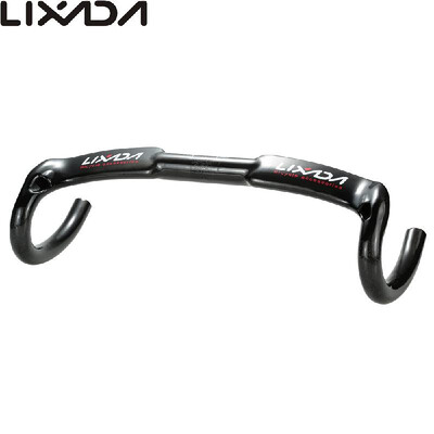 

LIXADA 1pc 318mm Glossy Carbon Fiber Drop Handlebar Road Bike Bicycle Race Handle Bars Cycling Sports