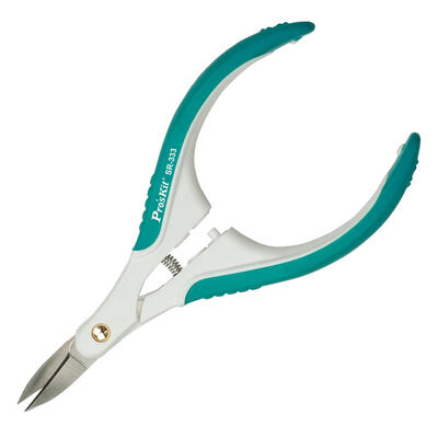 

Pro&39skit SR-333 mini precision scissors stainless steel trumpet household scissors 120mm