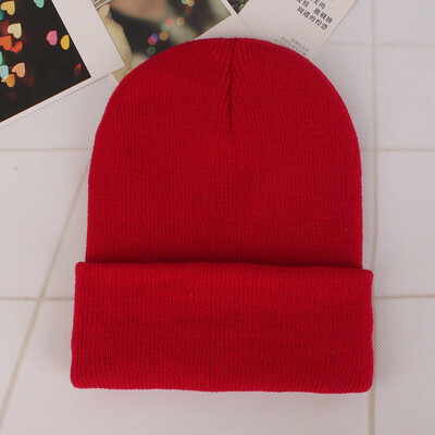 

Fluorescent cap acrylic wool cap men&women couples autumn&winter knitted caps