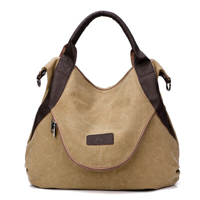 

Autumn New Large Capacity Single Shoulder Slanting Bag Cross Bag Vintage Canvas Bag European And American Style Postman Bag