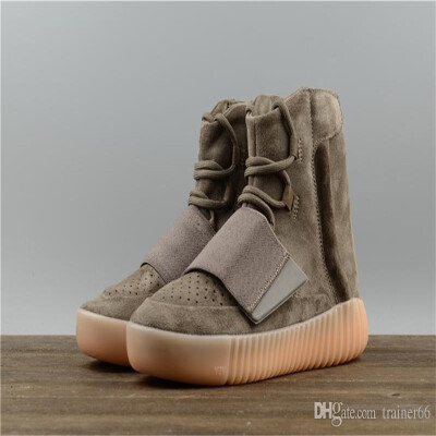 

Yeezy 750 Light Grey Brown Triple Black Grey Kanye West Leather Boots Mens Womens Sports Basketball Shoes Trainers Sneakers