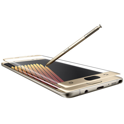 

Cool Le Feng Samsung NOTE7 3D surface tempered film / full covered glass film note7 mobile phone protective film high permeability membrane for Samsung Galaxy NOTE 7 - gold