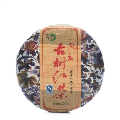 

Fengqing древнее дерево черный чай Юньнань Dian Hong черный чай торт