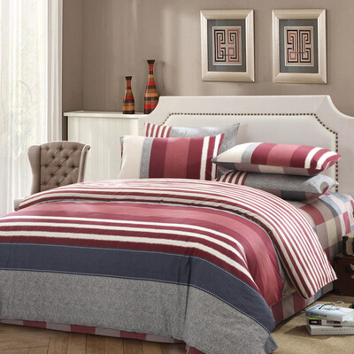 

LUOLAI LOLI Home Textiles 198 Khaki Cotton Four-piece Cotton Bedding Bed Linen Bed Linen Cover AD6157 Fashion Big Coffee 220 250
