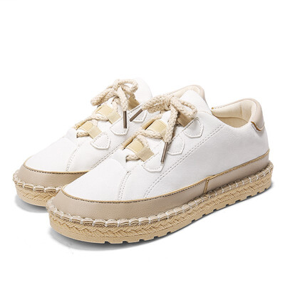 

2018 casual flat bottom with Harajuku style trend Korean version of the personality fisherman shoes round head shallow mouth singl